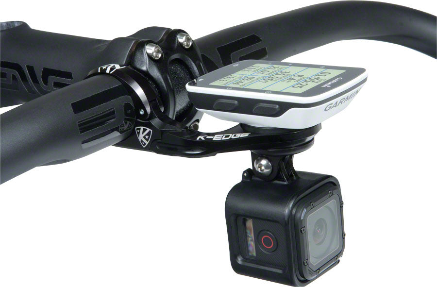 K-EDGE Pro Garmin Combo Handlebar Mount: 31.8mm, Black